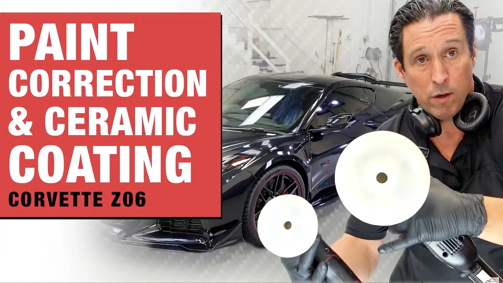 Video: Corvette Z06 paint correction and ceramic coating masterclass to remove factory defects