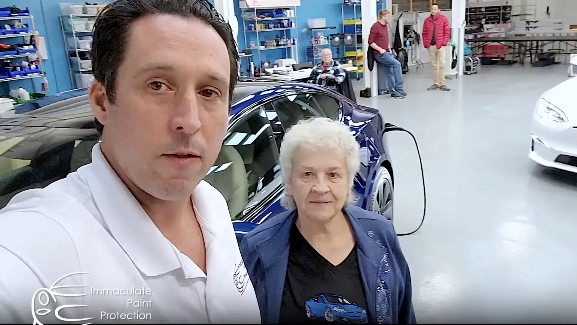 Video: 2021 Tesla Model S in Deep Blue Pearl Metallic (PPSB) featuring full front paint protection film and ceramic coating.