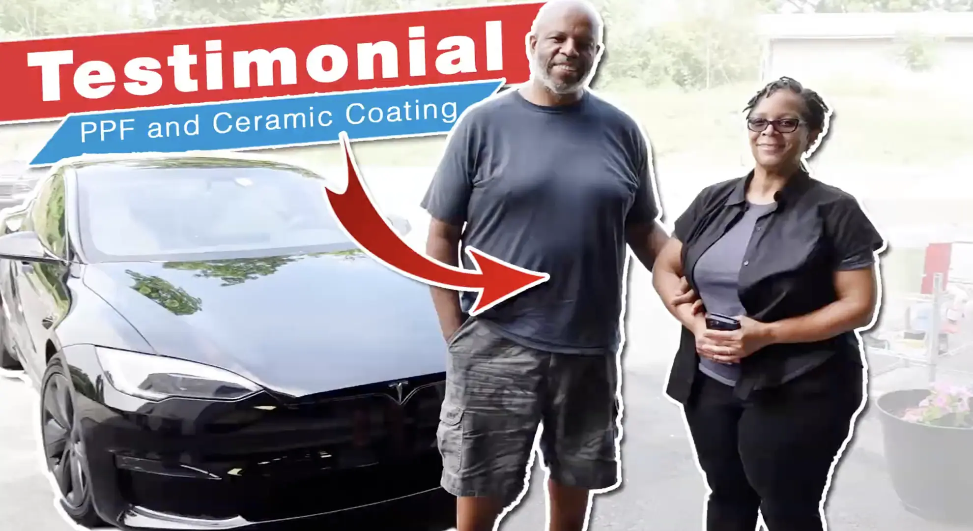 Video: 2022 Solid Black Tesla Model S receiving follow-up inspection wash and client maintenance training.