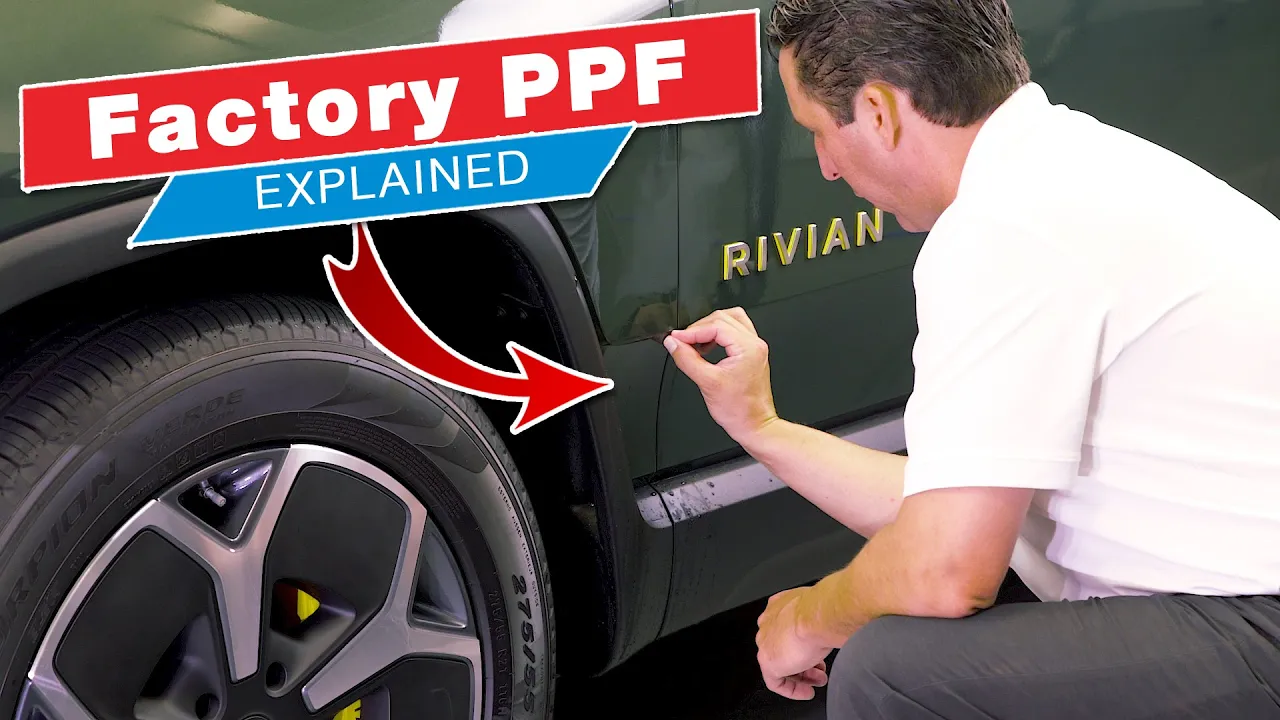 Video: Identifying factory-installed PPF on a 2022 Forest Green (A1AN) Rivian R1T to provide a transparent, money-saving client solution.