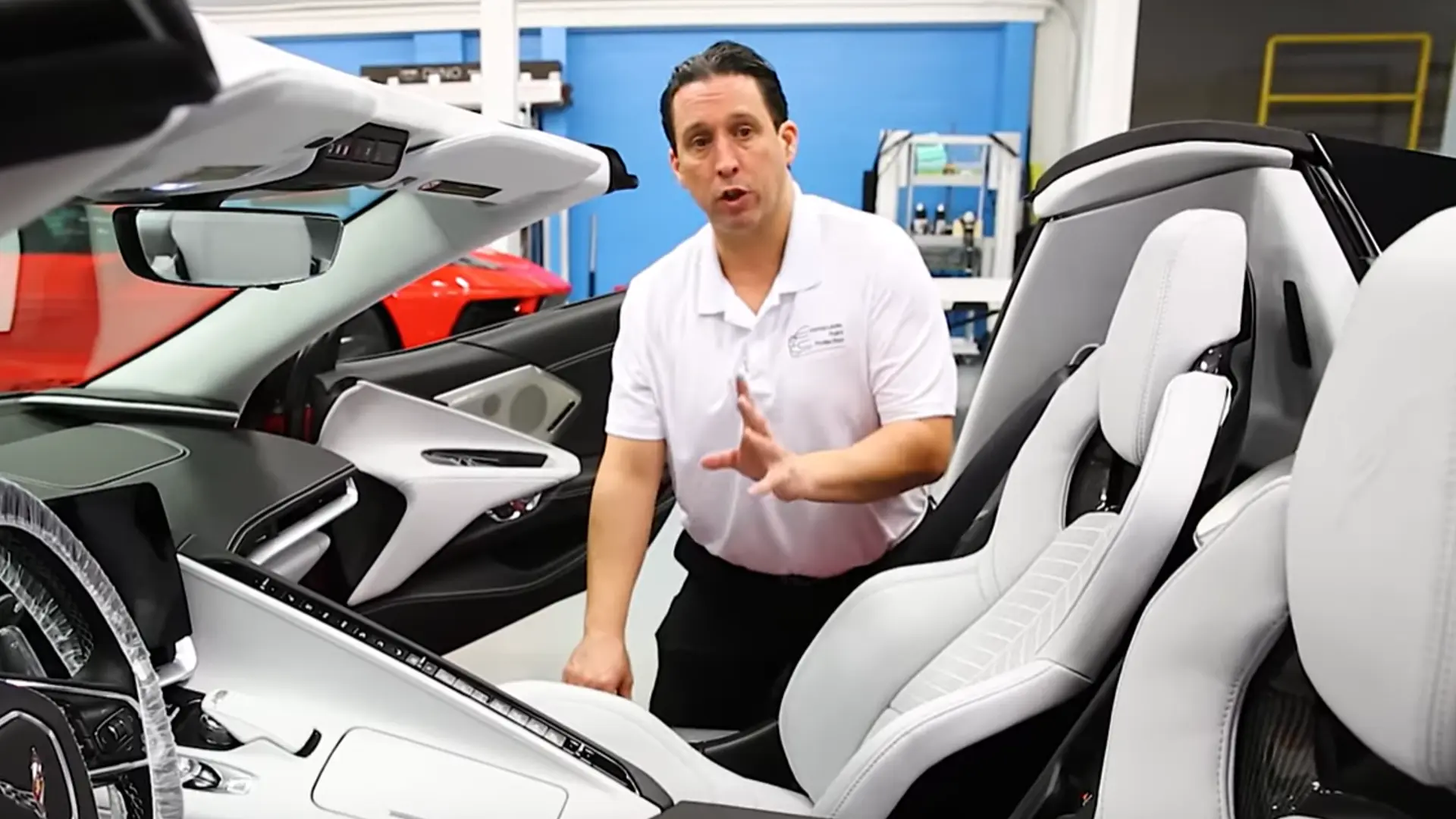 Video: Applying Gyeon ceramic leather shield to a C8 Corvette interior to prevent blue jean dye transfer and staining.