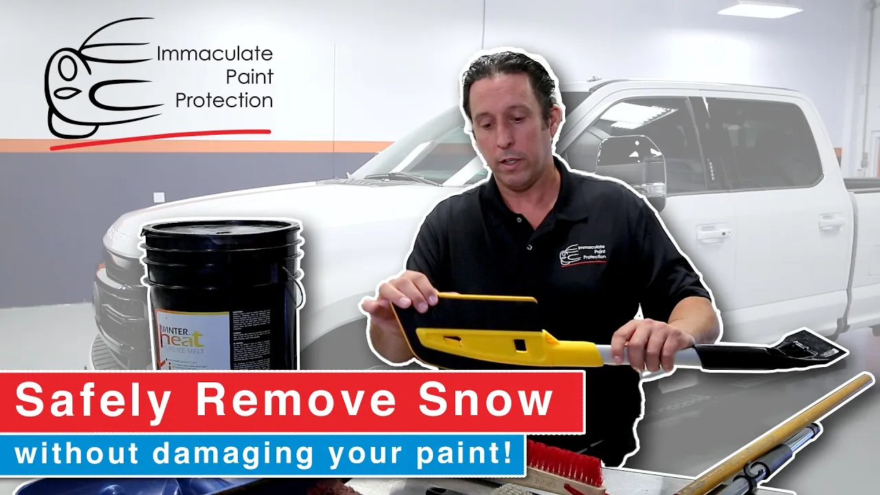 Video: Professional tips for safe snow removal to avoid paint scratches