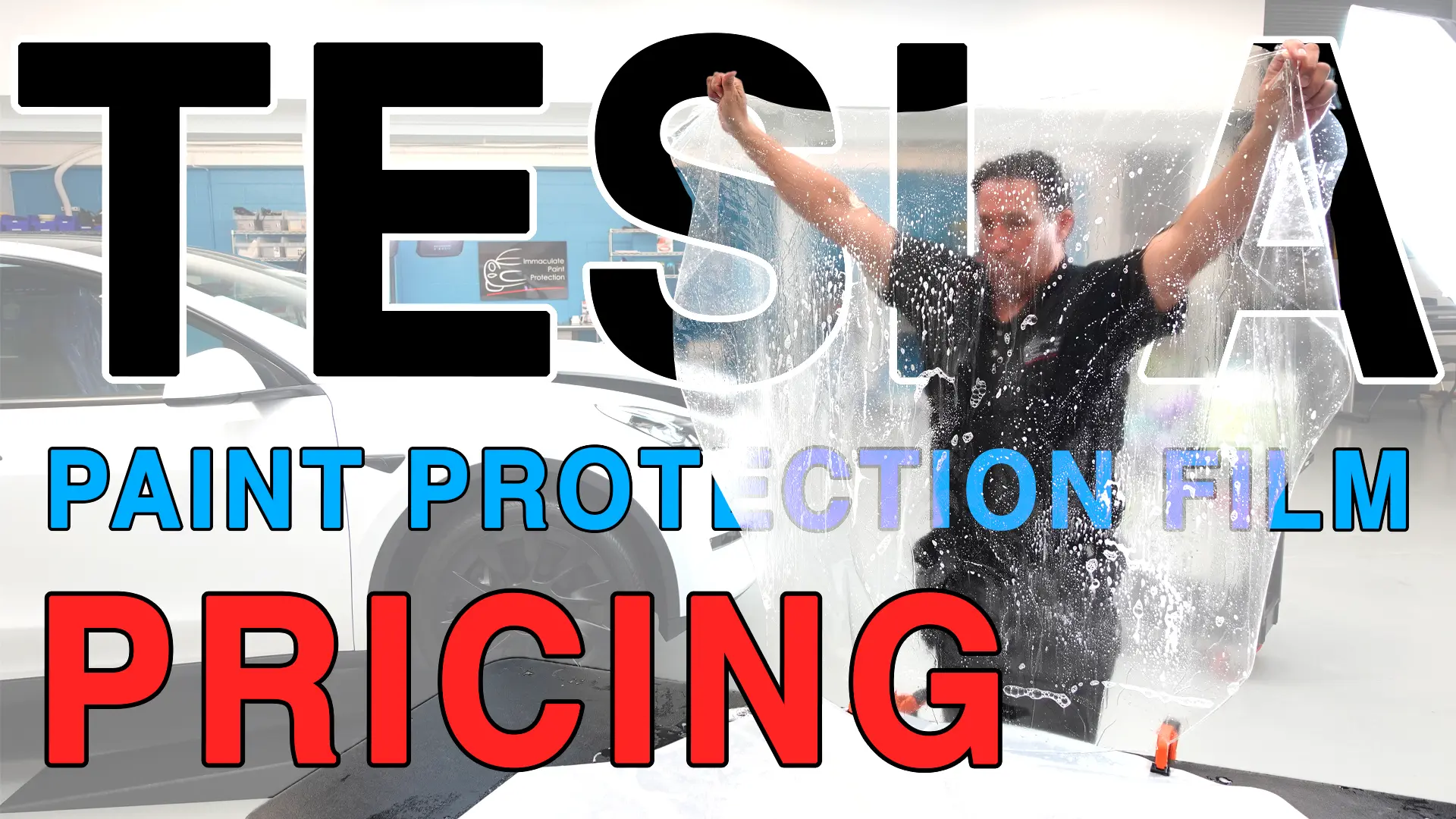 Bill Fetter of Immaculate Paint Protection explaining the high-velocity impact zones on Tesla vehicles and how specialized paint protection film (PPF) preserves Tesla factory clear coat.