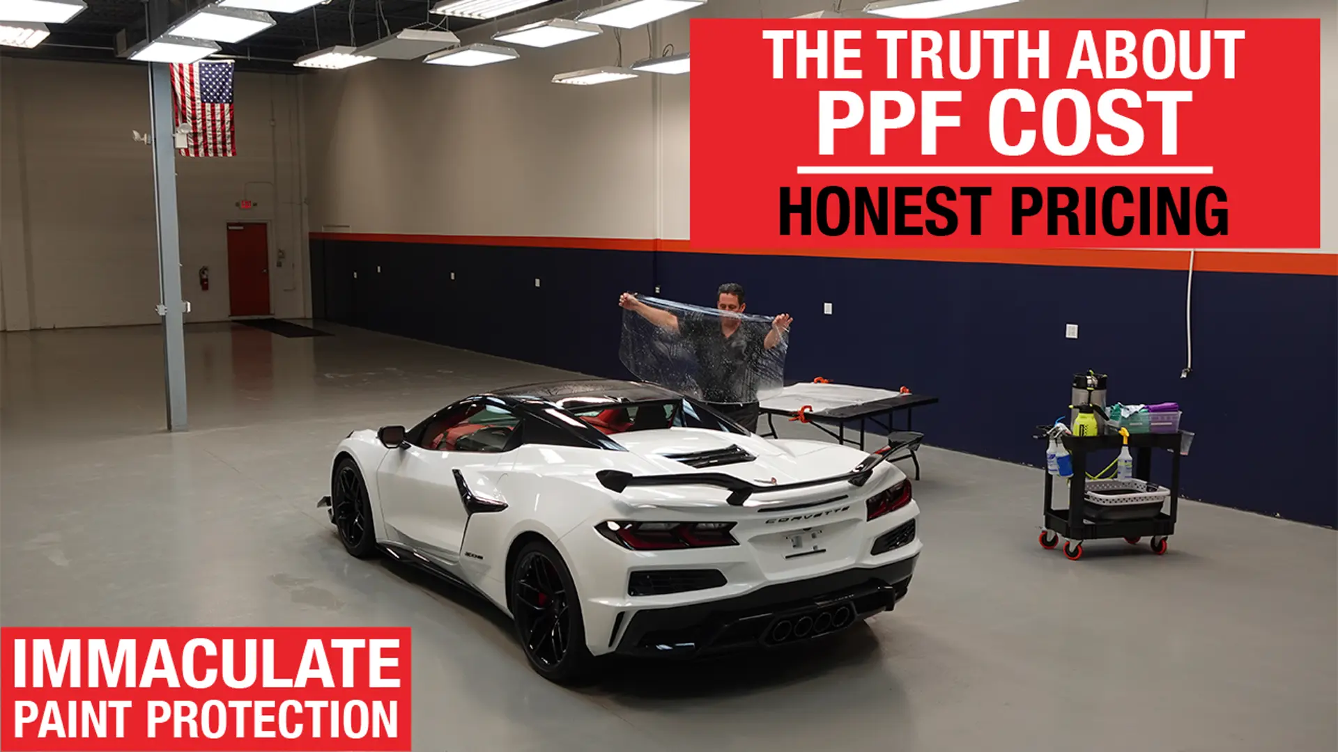Bill Fetter of Immaculate Paint Protection explaining the factors that determine paint protection film cost and installation quality.